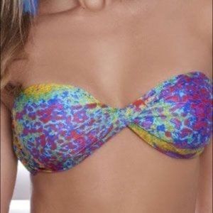 NWT Luli Fama You Sexy Thing twist bandeau top